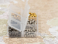 Custom large & highly detailed world map canvas print or push pin map in distresed fall colors. "Michelle"