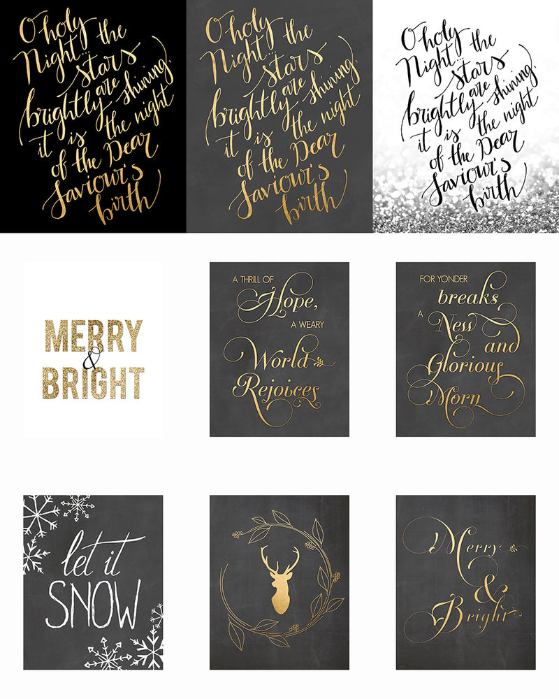 Blursbyai's Christmas printables bundle - Personal use