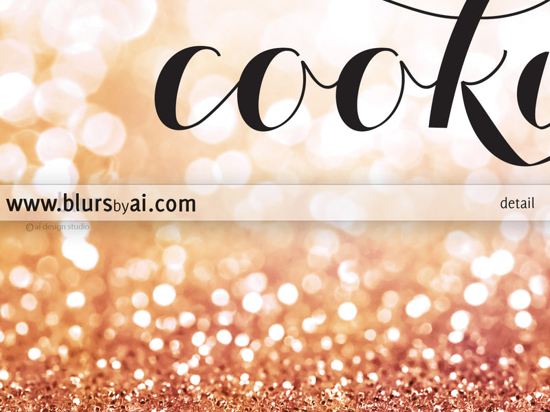 OMG cookies! Printable dessert table sign in rose gold glitter