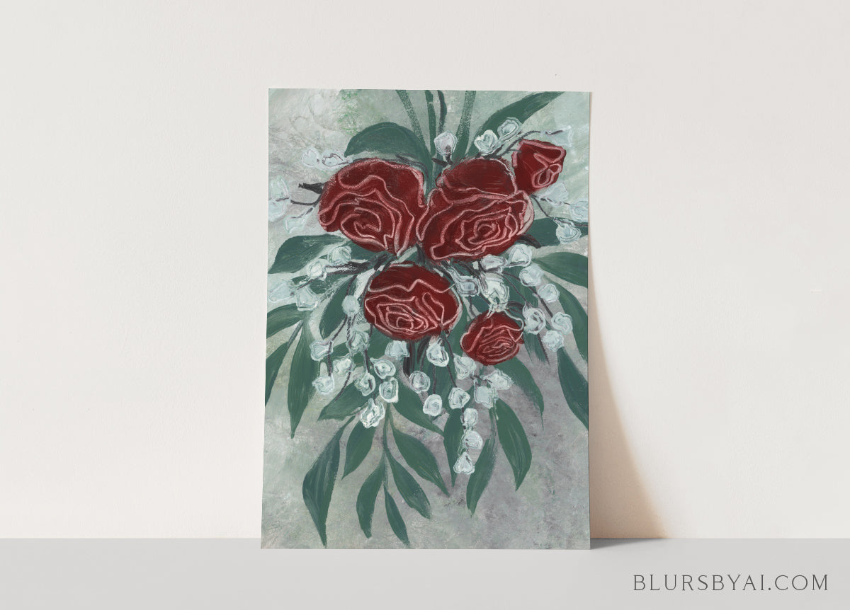 Zeldah red roses bouquet