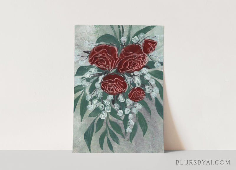Zeldah red roses bouquet
