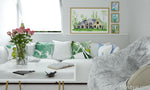 Printable house portrait
