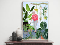 Custom art print - "My home jungle"
