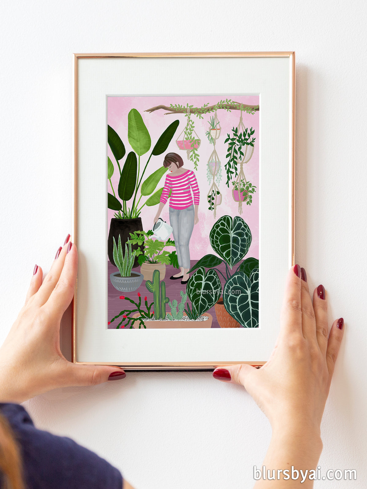 Custom art print - "My home jungle"