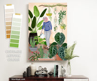 Custom canvas print - "My home jungle"