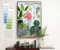 Custom canvas print - "My home jungle"