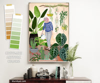 Custom art print - "My home jungle"