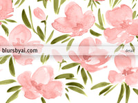 Custom art print - "Field of watercolor flowers"