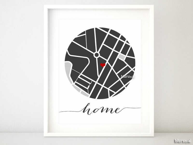 Mapa del barrio para imprimir