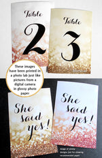 Custom quote in this style - gold glitter or rose gold glitter from the Olivia collection