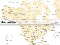 Art print on paper: custom world map with cities in elegant floral pattern. "Remy"